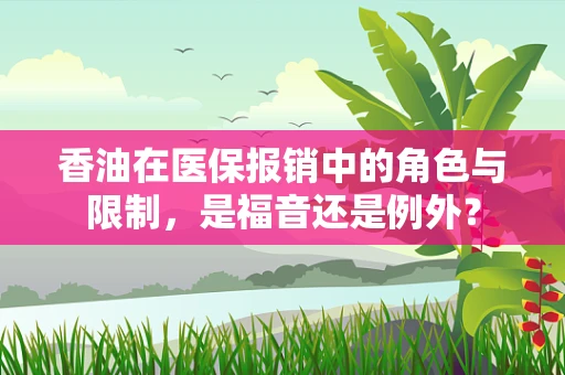 香油在医保报销中的角色与限制，是福音还是例外？