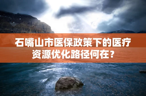 石嘴山市医保政策下的医疗资源优化路径何在？