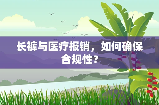 长裤与医疗报销，如何确保合规性？