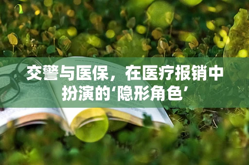 交警与医保，在医疗报销中扮演的‘隐形角色’