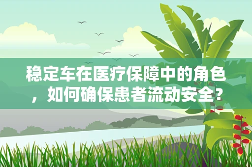 稳定车在医疗保障中的角色，如何确保患者流动安全？