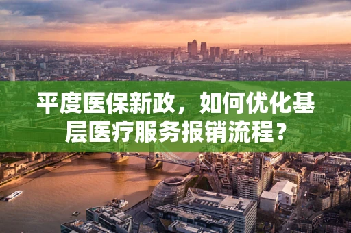平度医保新政，如何优化基层医疗服务报销流程？