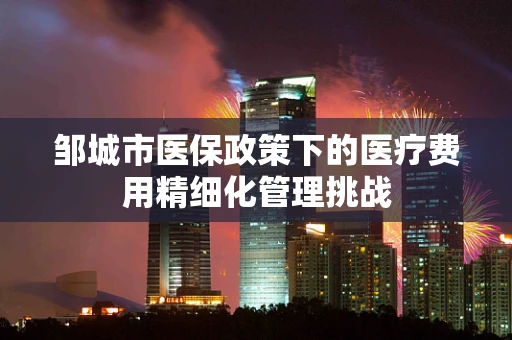 邹城市医保政策下的医疗费用精细化管理挑战