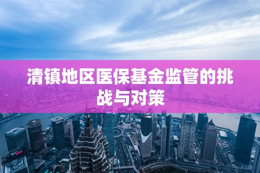 清镇地区医保基金监管的挑战与对策