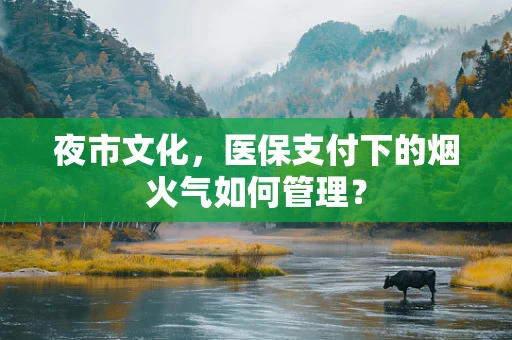 夜市文化，医保支付下的烟火气如何管理？