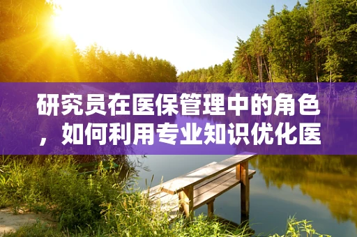 研究员在医保管理中的角色，如何利用专业知识优化医疗资源？