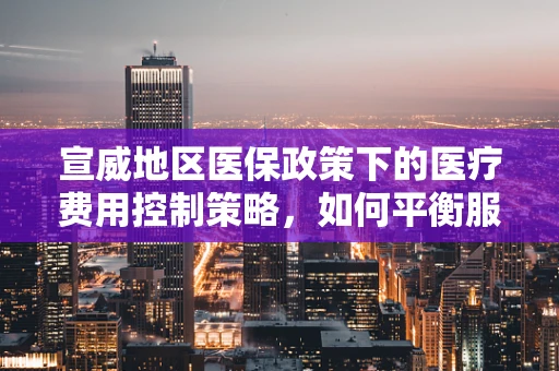 宣威地区医保政策下的医疗费用控制策略，如何平衡服务与成本？