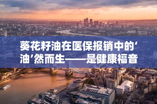 葵花籽油在医保报销中的‘油’然而生——是健康福音还是政策盲区？