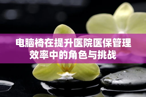 电脑椅在提升医院医保管理效率中的角色与挑战