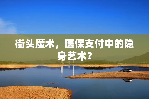 街头魔术，医保支付中的隐身艺术？