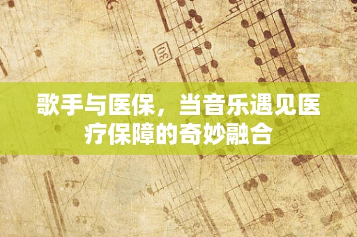 歌手与医保，当音乐遇见医疗保障的奇妙融合