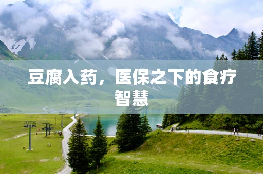 豆腐入药，医保之下的食疗智慧