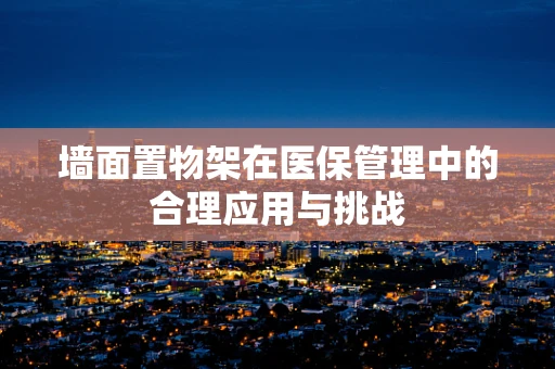 墙面置物架在医保管理中的合理应用与挑战