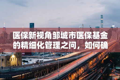 医保新视角邹城市医保基金的精细化管理之问，如何确保资源高效利用？