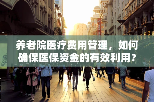 养老院医疗费用管理，如何确保医保资金的有效利用？
