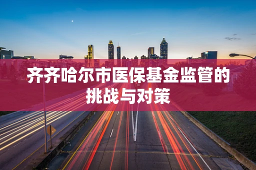 齐齐哈尔市医保基金监管的挑战与对策