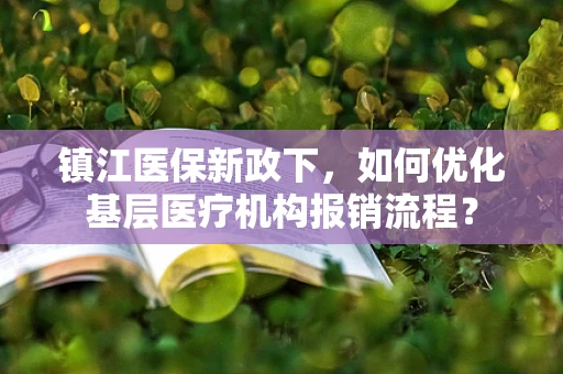 镇江医保新政下，如何优化基层医疗机构报销流程？