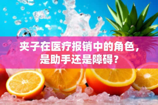 夹子在医疗报销中的角色，是助手还是障碍？