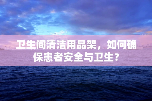 卫生间清洁用品架，如何确保患者安全与卫生？