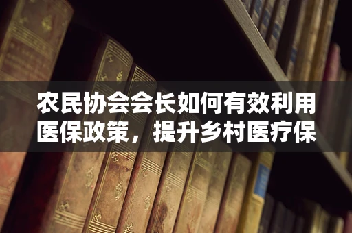 农民协会会长如何有效利用医保政策，提升乡村医疗保障水平？