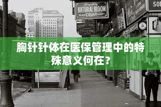 胸针针体在医保管理中的特殊意义何在？