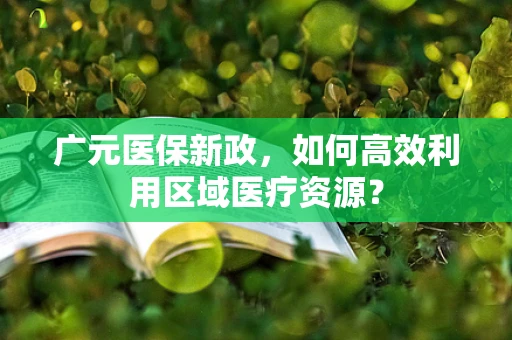 广元医保新政，如何高效利用区域医疗资源？