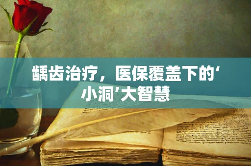 龋齿治疗，医保覆盖下的‘小洞’大智慧