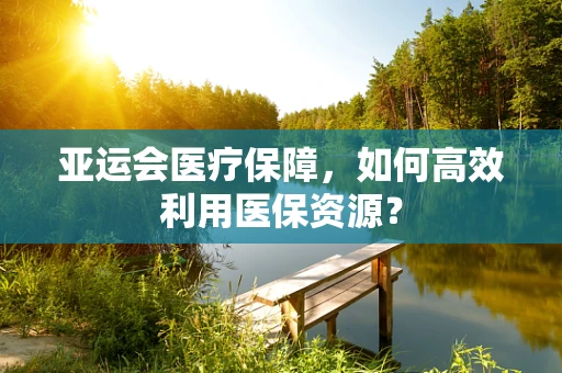 亚运会医疗保障，如何高效利用医保资源？