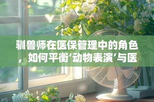 驯兽师在医保管理中的角色，如何平衡‘动物表演’与医疗保障的界限？