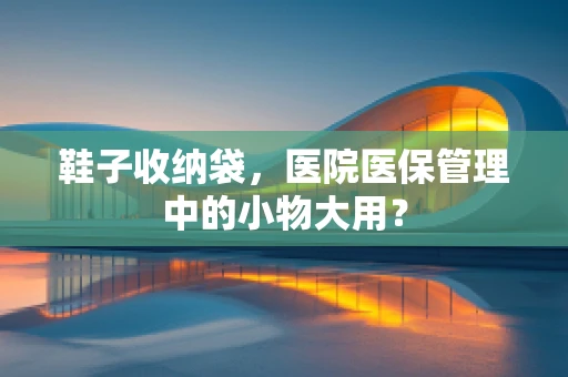 鞋子收纳袋，医院医保管理中的小物大用？