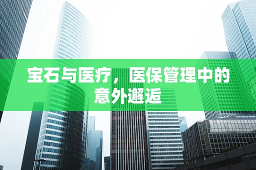 宝石与医疗，医保管理中的意外邂逅
