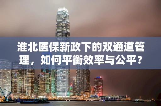 淮北医保新政下的双通道管理，如何平衡效率与公平？