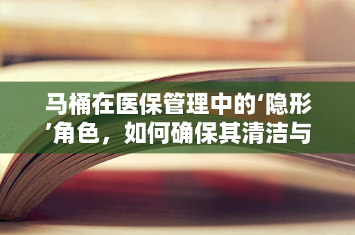 马桶在医保管理中的‘隐形’角色，如何确保其清洁与维护？