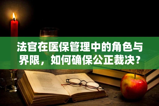 法官在医保管理中的角色与界限，如何确保公正裁决？