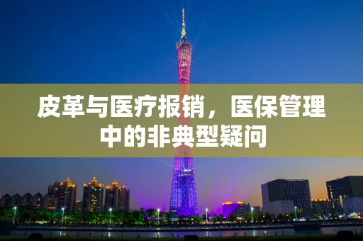 皮革与医疗报销，医保管理中的非典型疑问