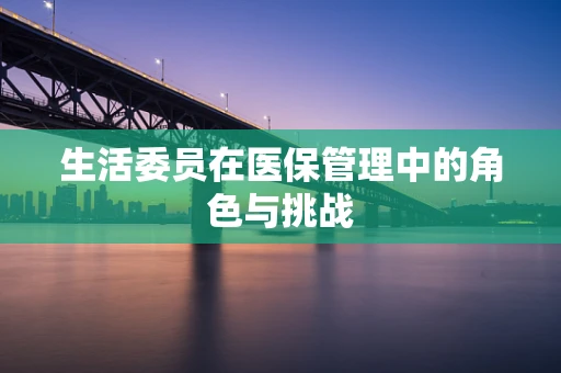 生活委员在医保管理中的角色与挑战