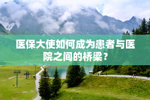 医保大使如何成为患者与医院之间的桥梁？
