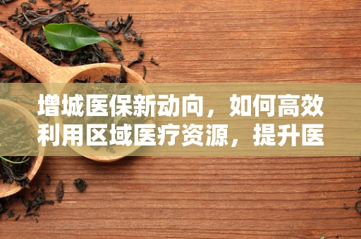 增城医保新动向，如何高效利用区域医疗资源，提升医保服务效能？