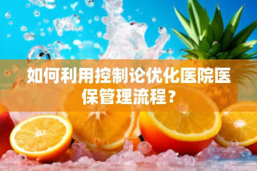 如何利用控制论优化医院医保管理流程？
