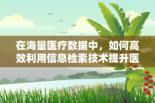 在海量医疗数据中，如何高效利用信息检索技术提升医保管理效率？