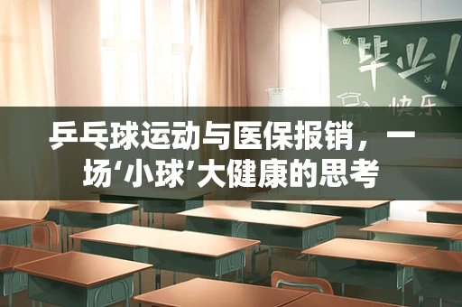 乒乓球运动与医保报销，一场‘小球’大健康的思考