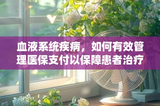 血液系统疾病，如何有效管理医保支付以保障患者治疗？