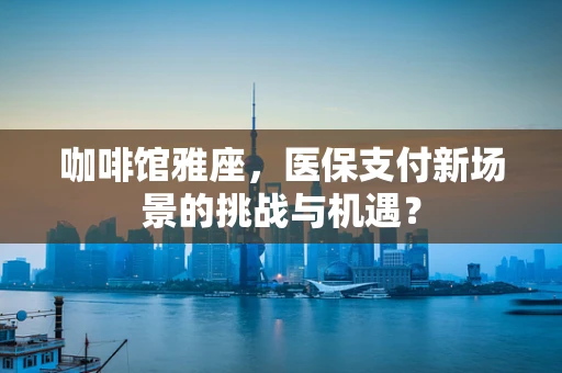 咖啡馆雅座，医保支付新场景的挑战与机遇？
