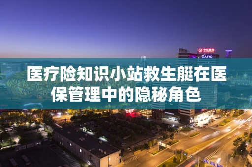 医疗险知识小站救生艇在医保管理中的隐秘角色