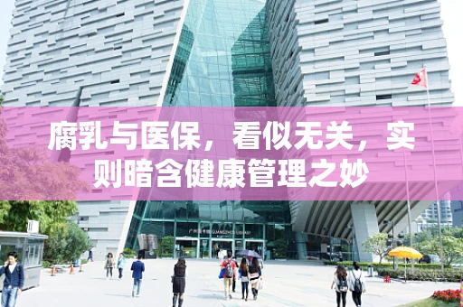 腐乳与医保，看似无关，实则暗含健康管理之妙