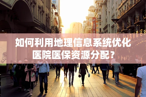 如何利用地理信息系统优化医院医保资源分配？