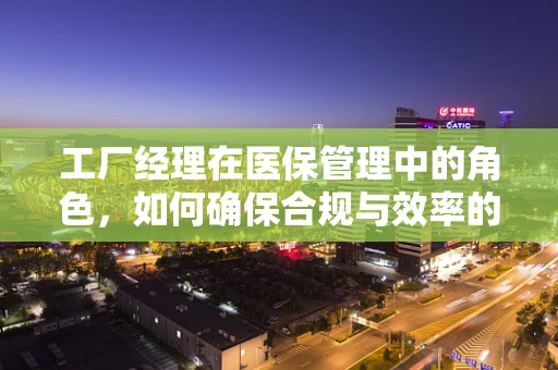 工厂经理在医保管理中的角色，如何确保合规与效率的双重保障？