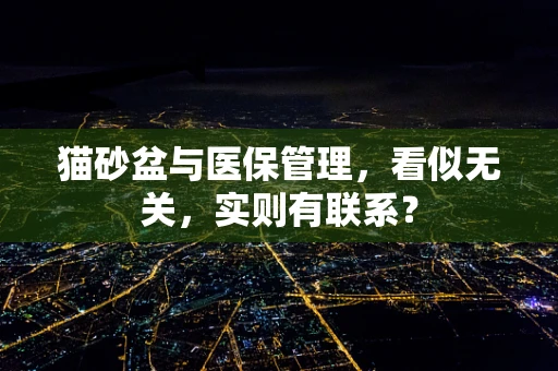 猫砂盆与医保管理，看似无关，实则有联系？