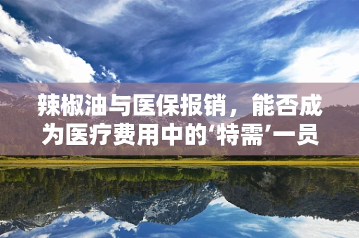 辣椒油与医保报销，能否成为医疗费用中的‘特需’一员？
